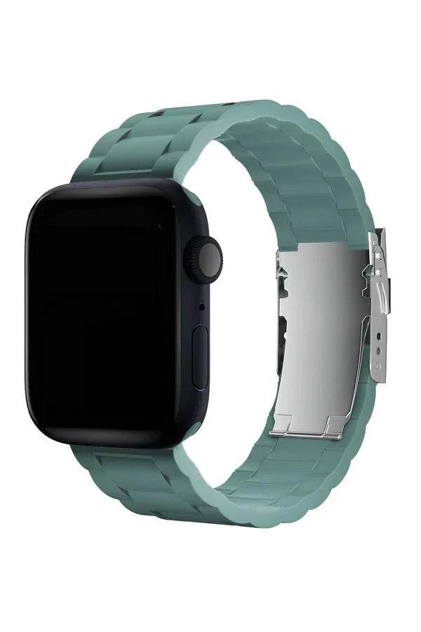 Curea Ceas Apple Watch Silicon Buckle Viridian - WATCHERS
