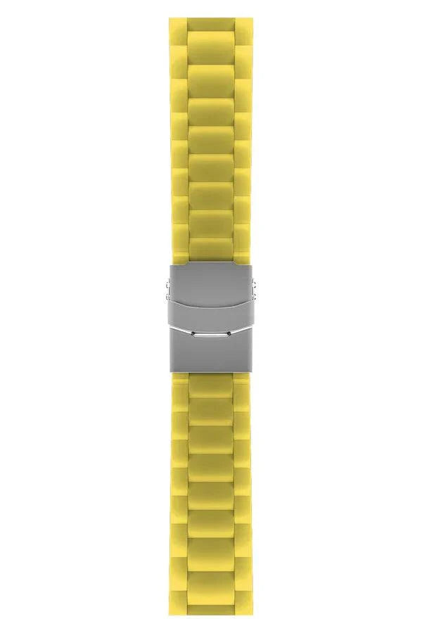 Curea Ceas Apple Watch Silicon Buckle Yellow - WATCHERS