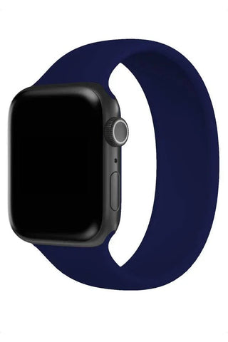 Curea Ceas Apple Watch Solo Silicon Blue - WATCHERS