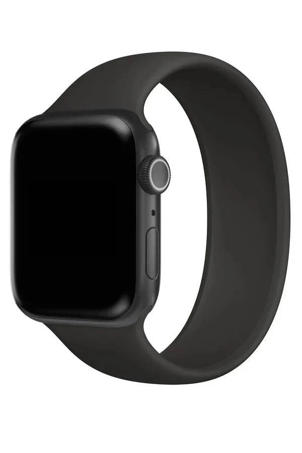 Curea Ceas Apple Watch Solo Silicon Black - WATCHERS