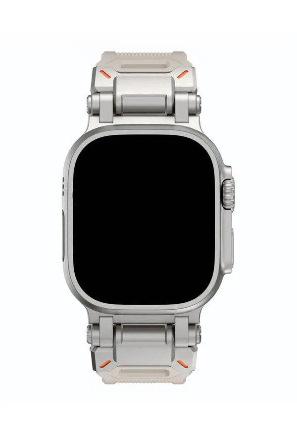 Curea Ceas Apple Watch Silicon Defender Argent - WATCHERS