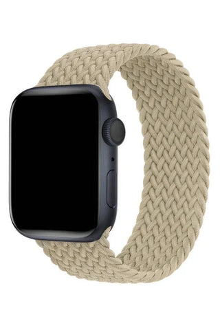 Curea Ceas Apple Watch Braided Beige - WATCHERS