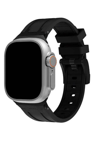 Curea Ceas Apple Watch Silicon Empire Black - WATCHERS