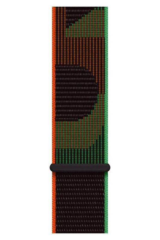 Curea Ceas Apple Watch Sport Nylon Black Jungle - WATCHERS
