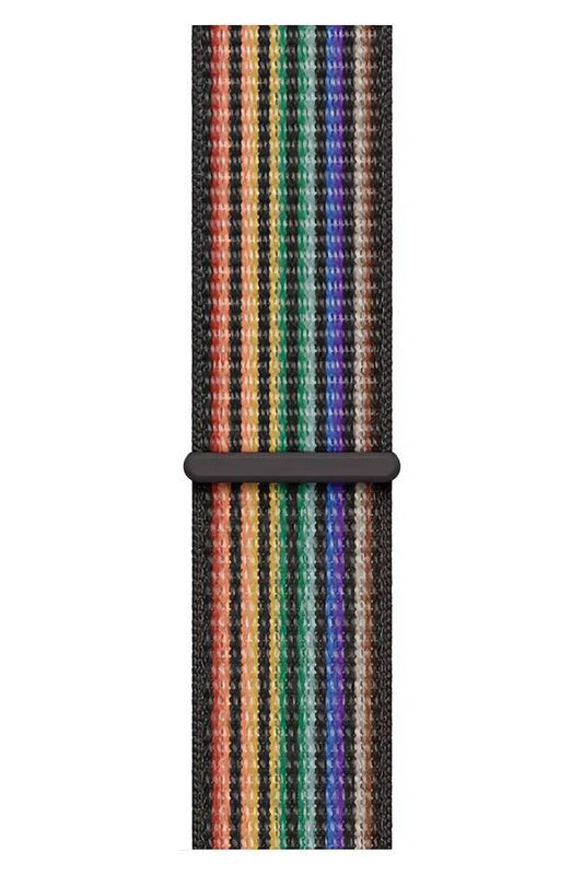 Curea Ceas Apple Watch Sport Nylon Green Bowie - WATCHERS