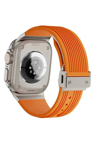 Curea Ceas Apple Watch Silicon Aventura Orange - WATCHERS