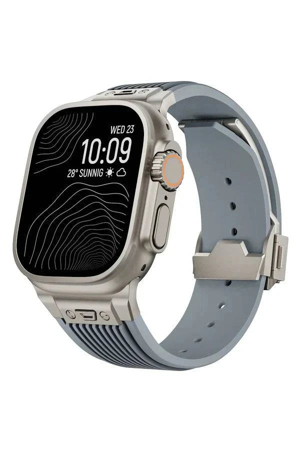 Curea Ceas Apple Watch Silicon Aventura Light Blue - WATCHERS