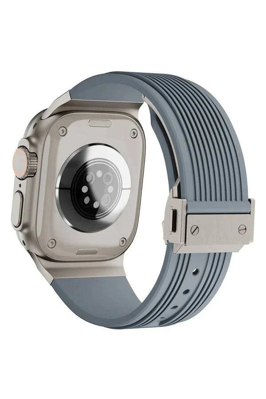 Curea Ceas Apple Watch Silicon Aventura Light Blue - WATCHERS