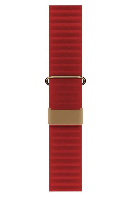 Curea Ceas Apple Watch Leather Majestic Red - WATCHERS