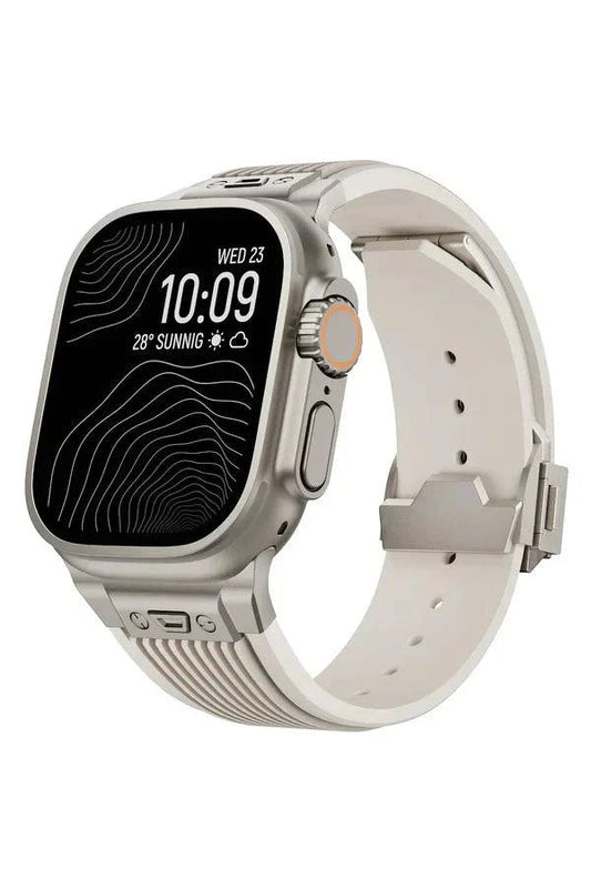 Curea Ceas Apple Watch Silicon Aventura Cream - WATCHERS