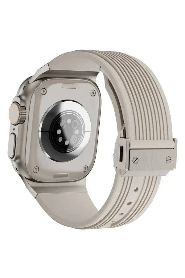 Curea Ceas Apple Watch Silicon Aventura Cream - WATCHERS