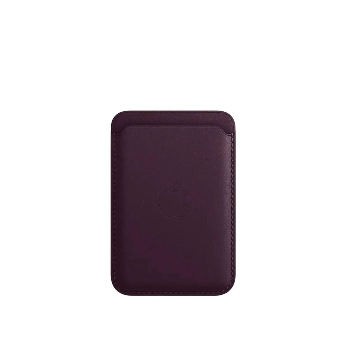 Portofel Apple din Piele pentru iPhone cu MagSafe Dark Cherry - WATCHERS