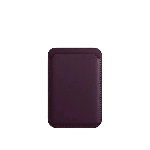 Portofel Apple din Piele pentru iPhone cu MagSafe Dark Cherry - WATCHERS