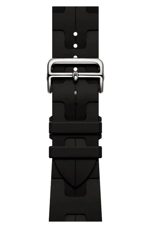 Curea Ceas Apple Watch Silicon Rugged Black - WATCHERS