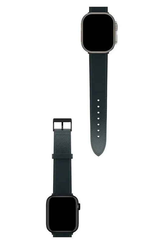 Curea Ceas Apple Watch Leather Saffiano Denim - WATCHERS