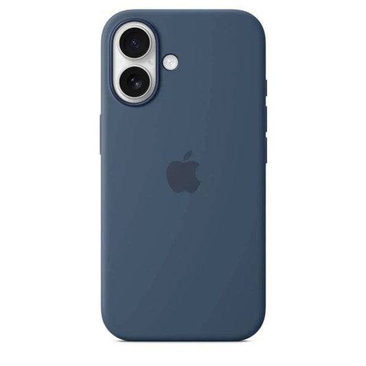 Husa iPhone MagSafe din Silicon pentru iPhone 16 Plus Denim - WATCHERS