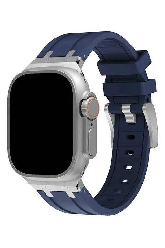 Curea Ceas Apple Watch Silicon Empire Navy Blue - WATCHERS