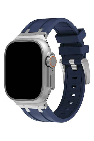 Curea Ceas Apple Watch Silicon Empire Navy Blue - WATCHERS
