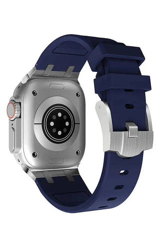 Curea Ceas Apple Watch Silicon Empire Navy Blue - WATCHERS