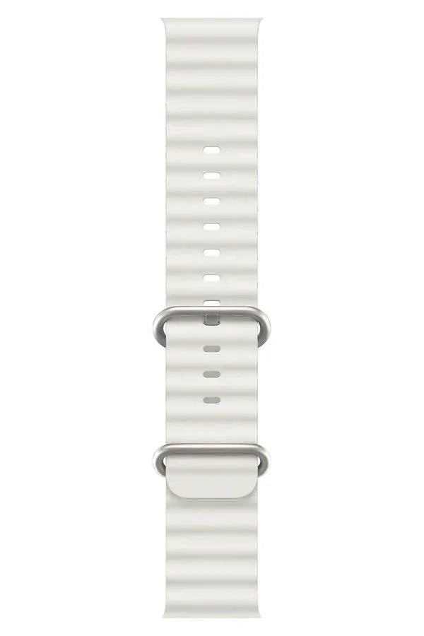 Curea Ceas Apple Watch Silicon Ocean White - WATCHERS
