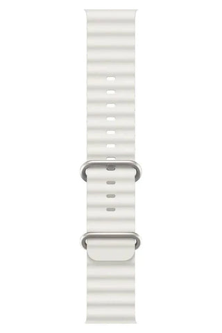 Curea Ceas Apple Watch Silicon Ocean White - WATCHERS