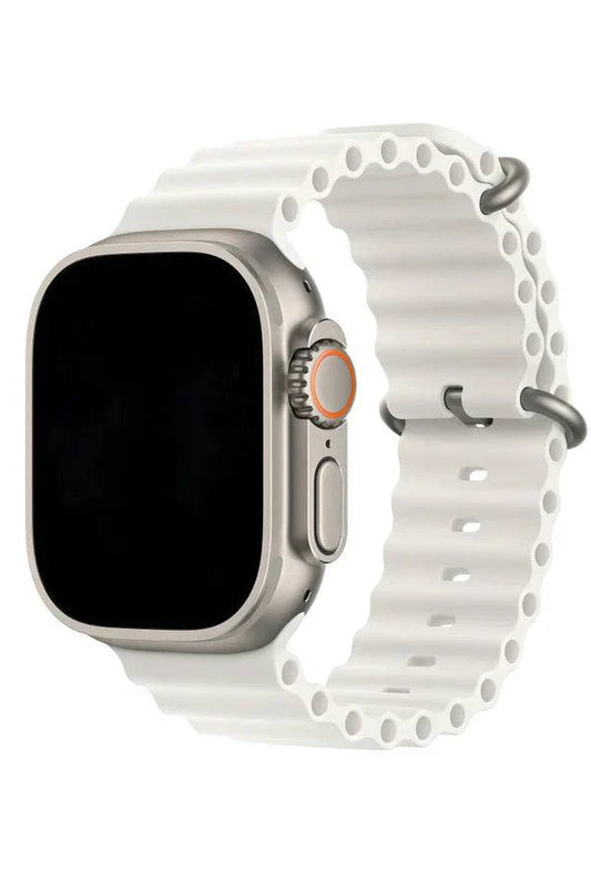 Curea Ceas Apple Watch Silicon Ocean White - WATCHERS