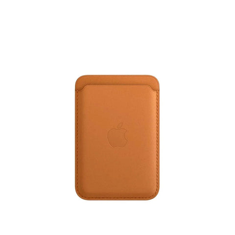 Portofel Apple din Piele pentru iPhone cu MagSafe Golden Brown - WATCHERS