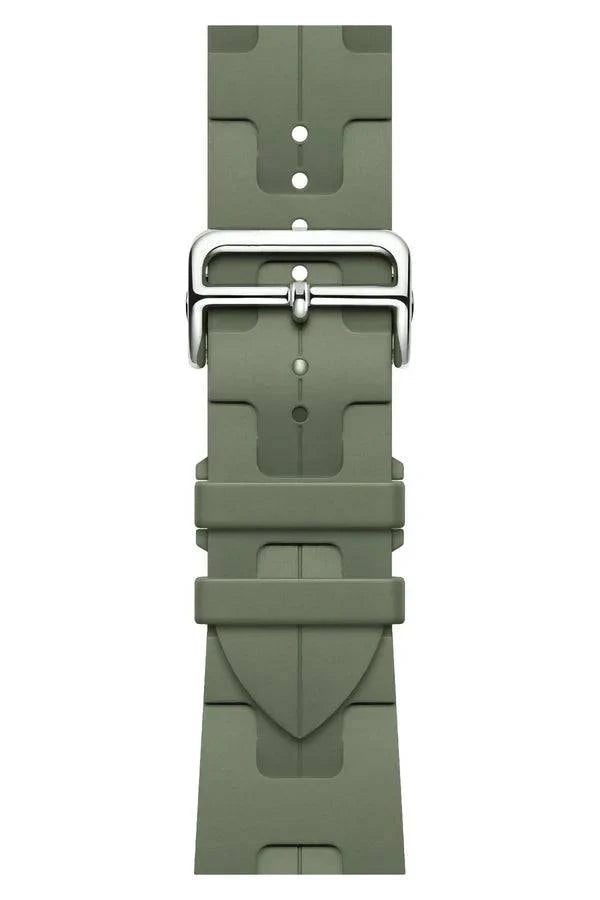 Curea Ceas Apple Watch Silicon Rugged Olive Green - WATCHERS