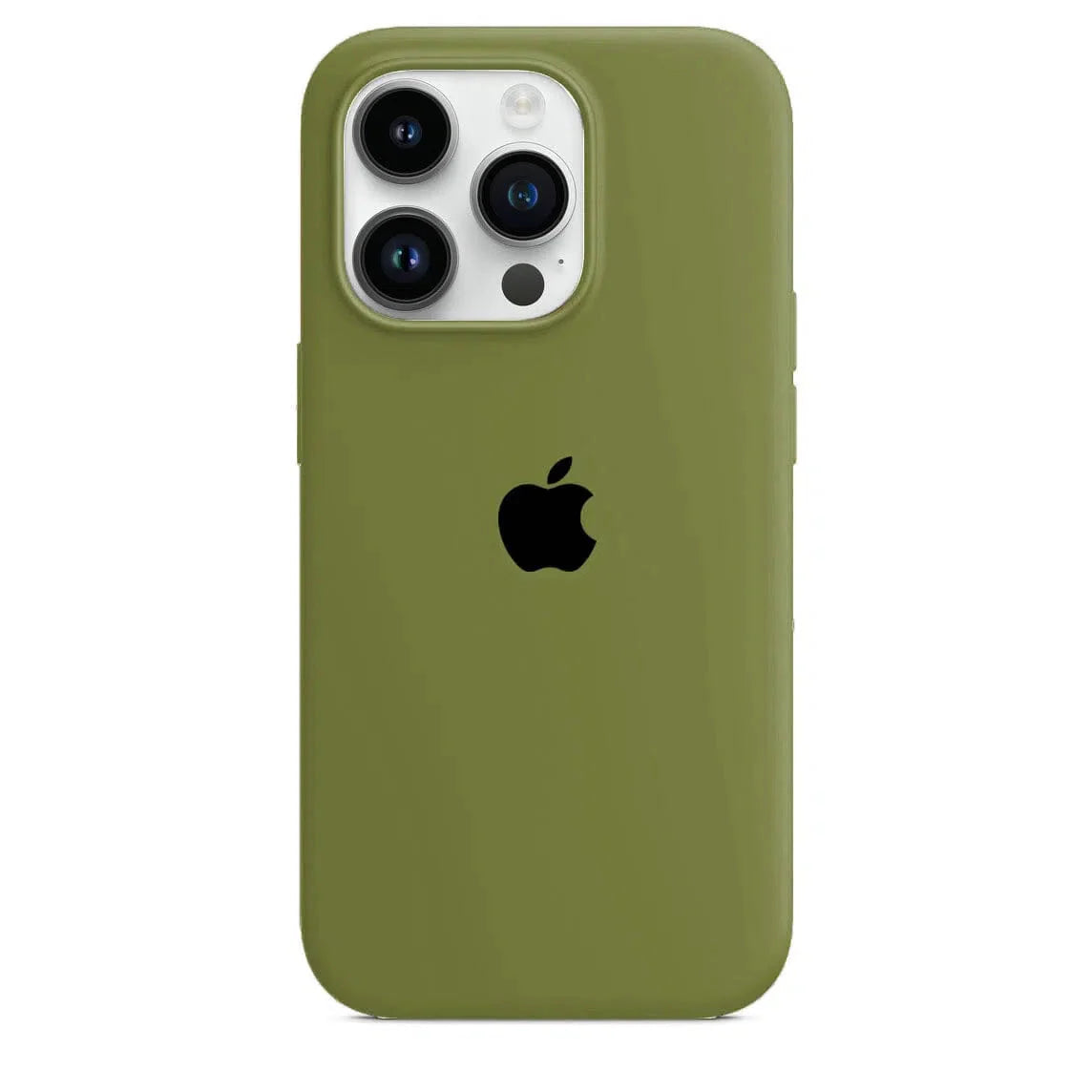 Etui iPhone 15 Pro Silikonowe Army Green - SAINT CLARE