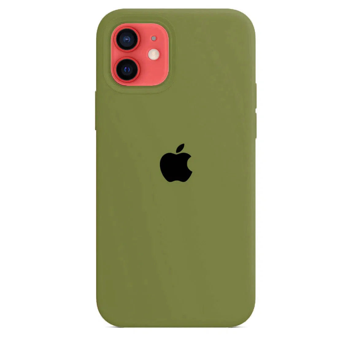 Etui iPhone 12 Silikonowe Army Green - SAINT CLARE