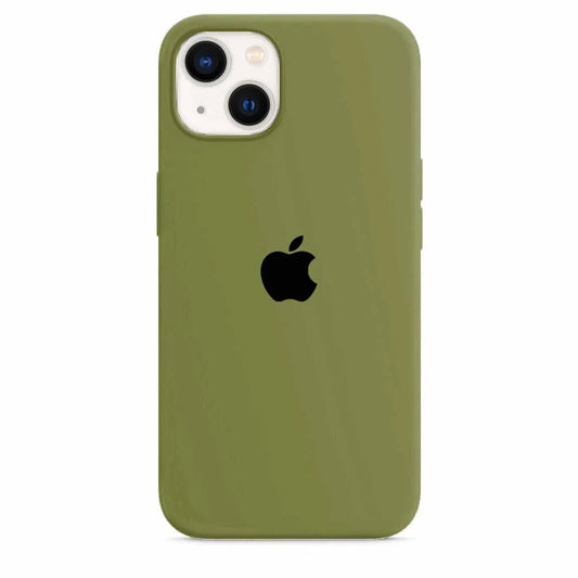 Etui iPhone 15 Plus Silikonowe Army Green - SAINT CLARE