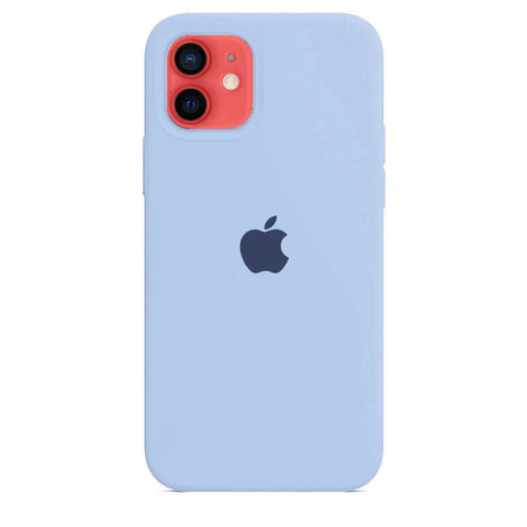 Etui iPhone 12 Silikonowe Baby Blue - SAINT CLARE