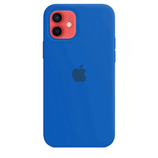 Etui iPhone 12 Silikonowe Blue Cobalt - SAINT CLARE