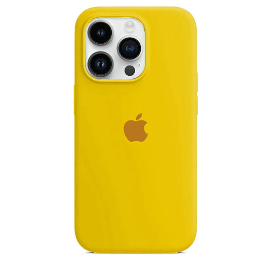 Etui iPhone 13 Pro Max Silikonowe Canary Yellow - SAINT CLARE