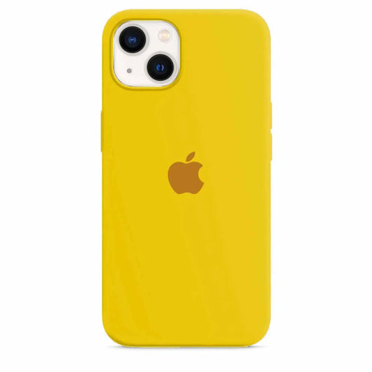 Etui iPhone 15 Silikonowe Canary Yellow - SAINT CLARE