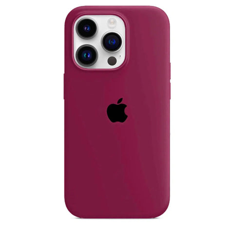 Etui iPhone 14 Pro Silikonowe Dark Rose - SAINT CLARE