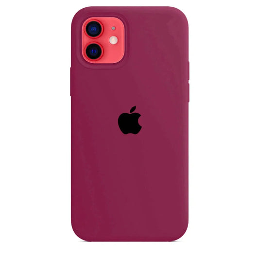 Etui iPhone 12 Silikonowe Dark Rose - SAINT CLARE