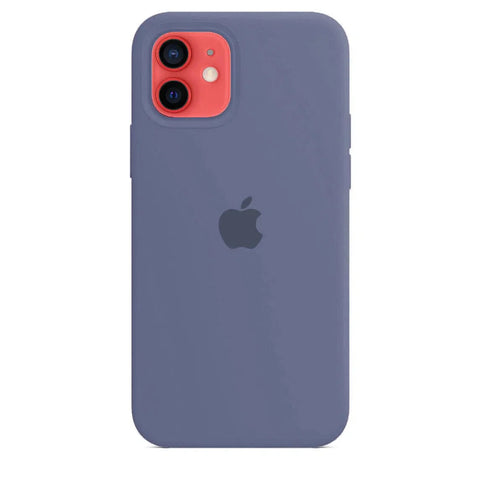Etui iPhone 12 Silikonowe Lavender Grey - SAINT CLARE