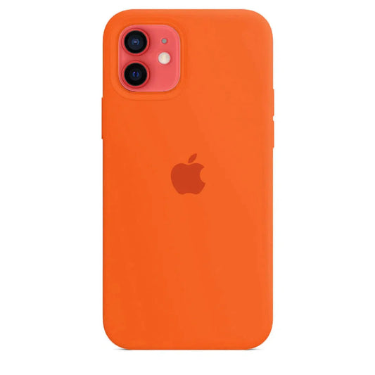 Etui iPhone 12 Silikonowe Orange - SAINT CLARE