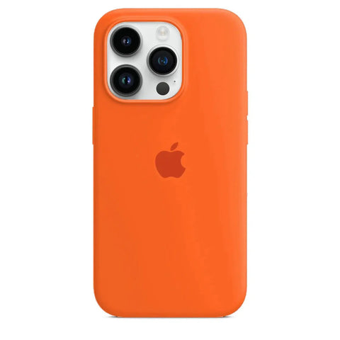 Etui iPhone 13 Pro Silikonowe Orange - SAINT CLARE