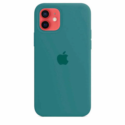 Etui iPhone 12 Silikonowe Pine Green - SAINT CLARE