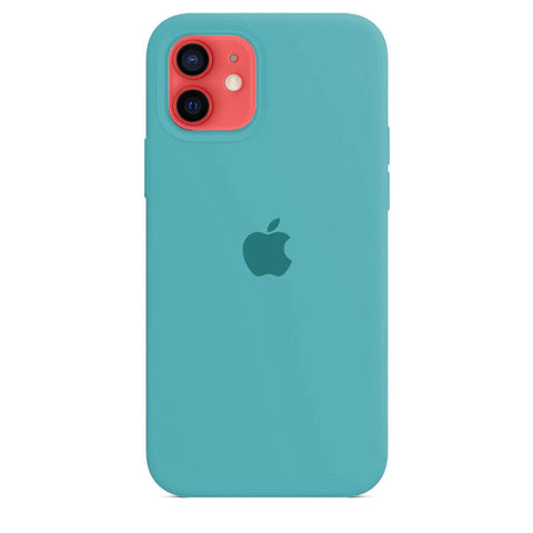 Etui iPhone 12 Silikonowe Sea Blue - SAINT CLARE