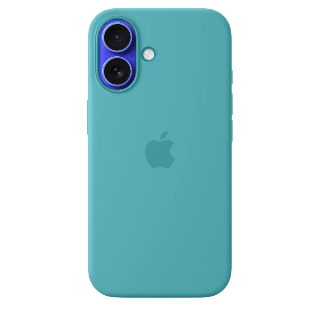 Etui iPhone 16 Silikonowe Sea Blue - SAINT CLARE