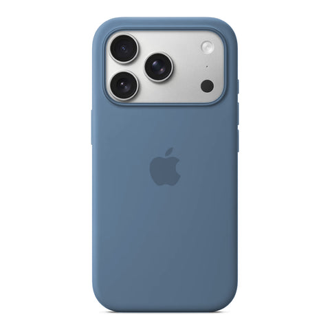 Etui iPhone 17 Pro Silikonowe Winter Blue