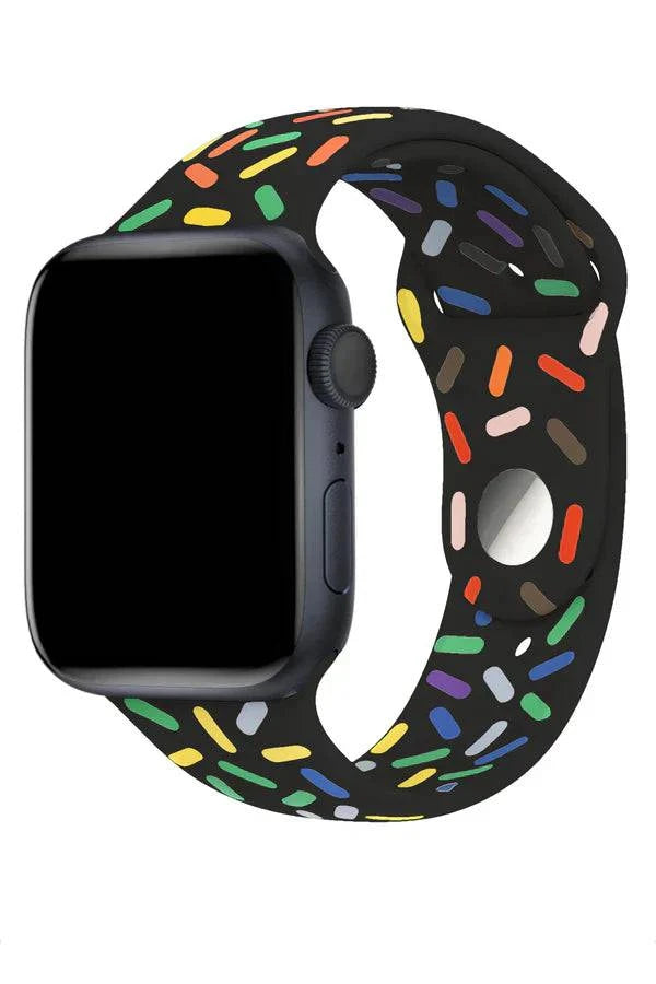 Curea Ceas Apple Watch Silicon Clasic Dark Sparkle - WATCHERS