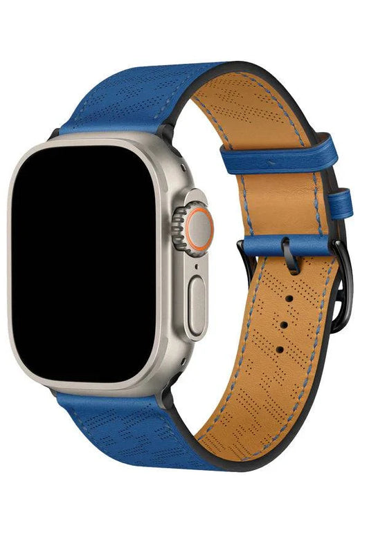 Curea Ceas Apple Watch Leather Perforated Monarch Opal Tone - WATCHERS