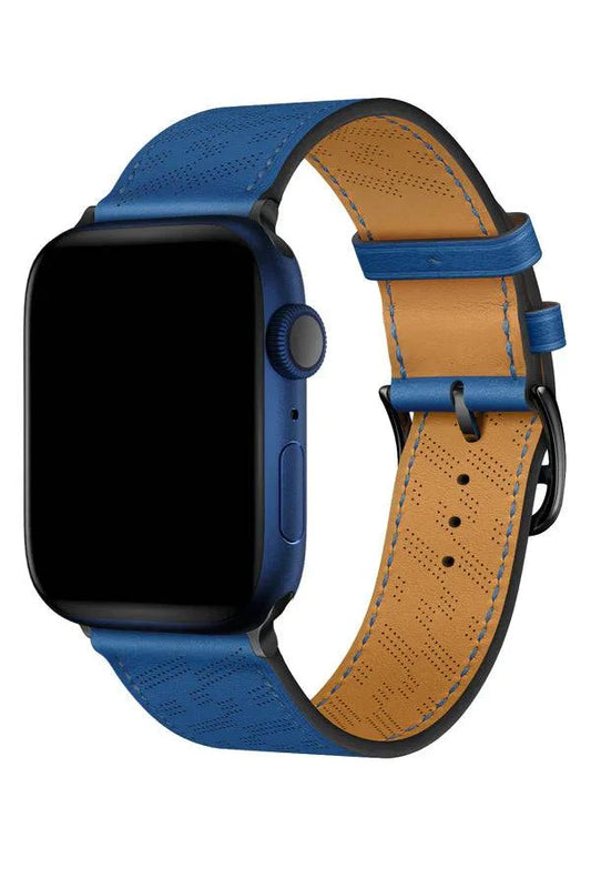 Curea Ceas Apple Watch Leather Perforated Monarch Opal Tone - WATCHERS
