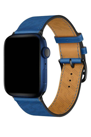 Curea Ceas Apple Watch Leather Perforated Monarch Opal Tone - WATCHERS