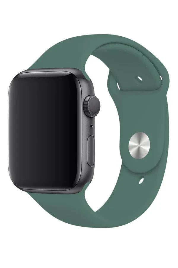 Curea Ceas Apple Watch Silicon Clasic Pine Green - WATCHERS