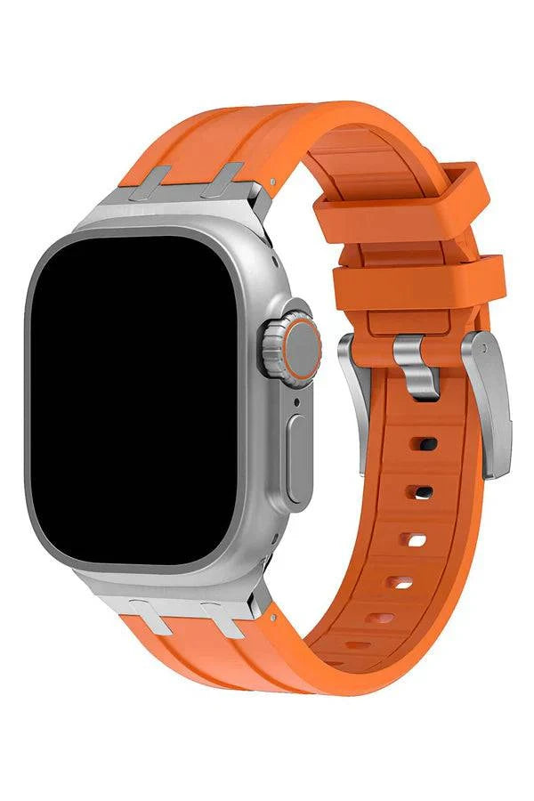 Curea Ceas Apple Watch Silicon Empire Orange - WATCHERS